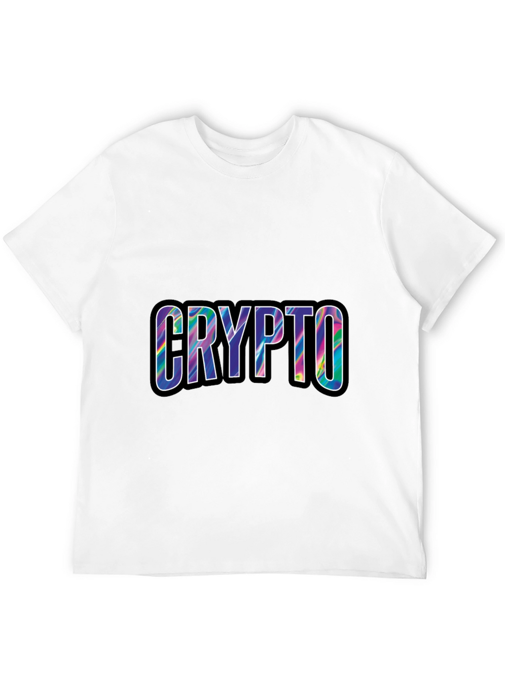 Crypto Tie Dye T-Shirt - Black