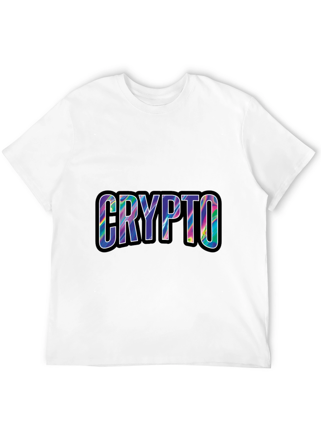 Crypto Tie Dye T-Shirt - Black