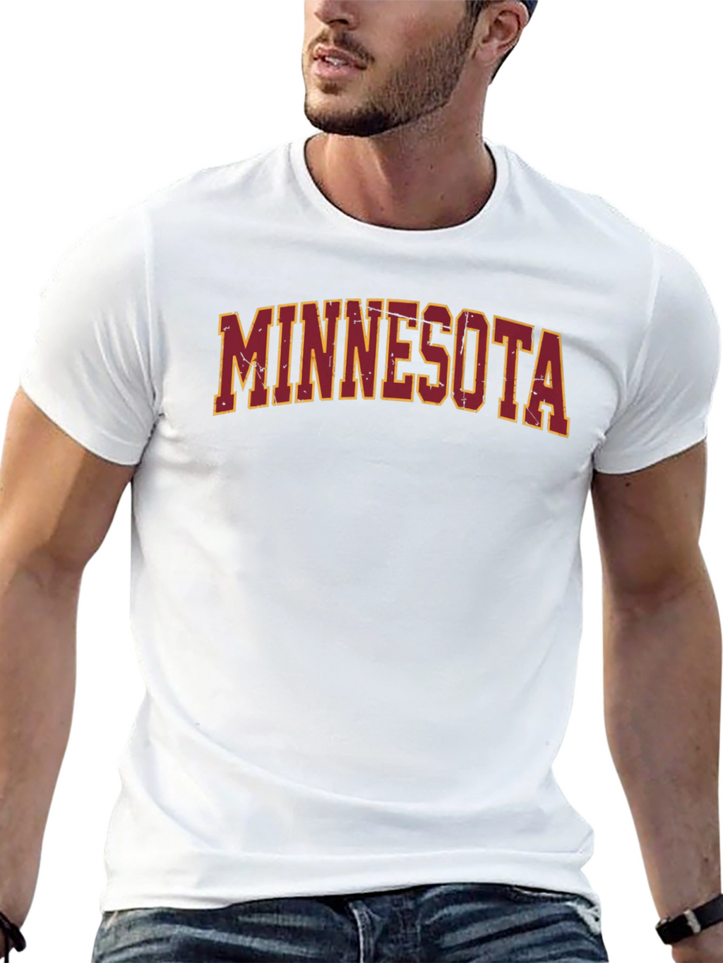 Minnesota Tee - Retro Varsity Style