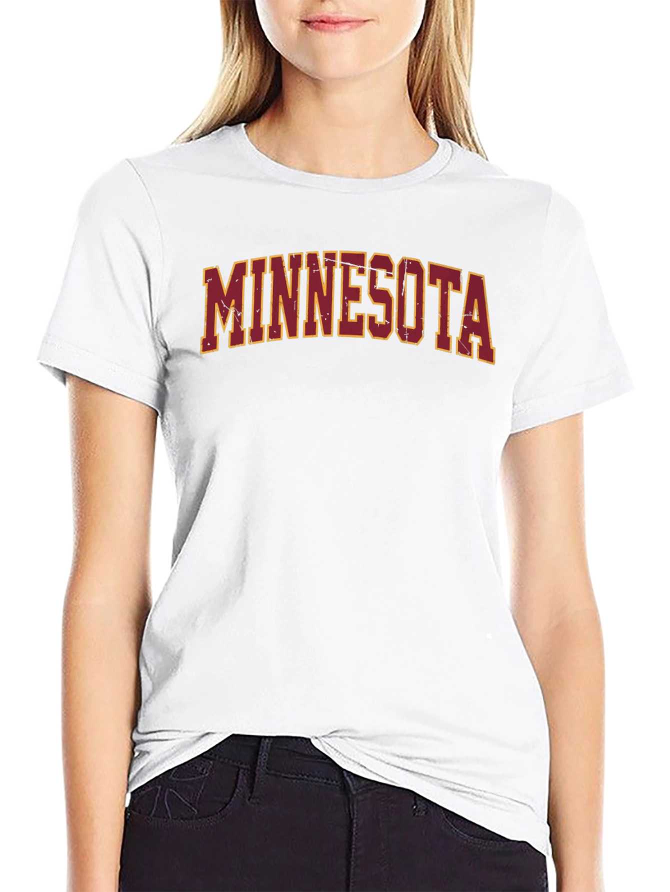 Minnesota Tee - Retro Varsity Style