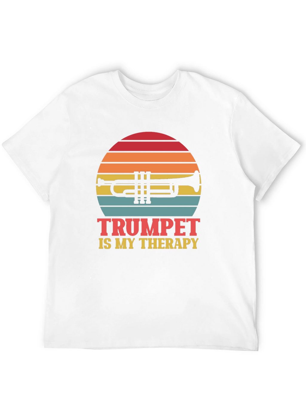 Trumpet Is My Therapy T-Shirt Musician Tee