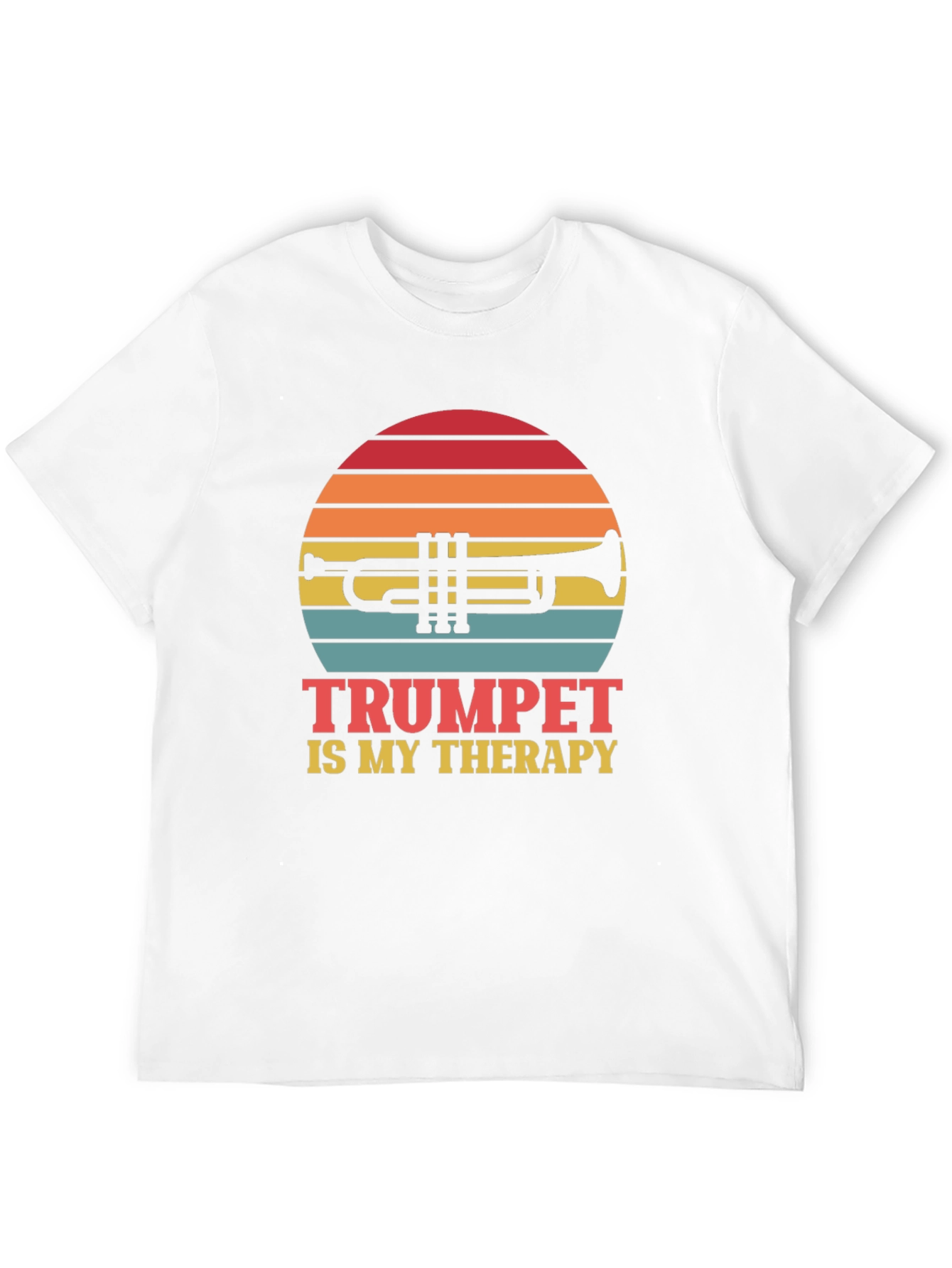 Trumpet Is My Therapy T-Shirt Musician Tee