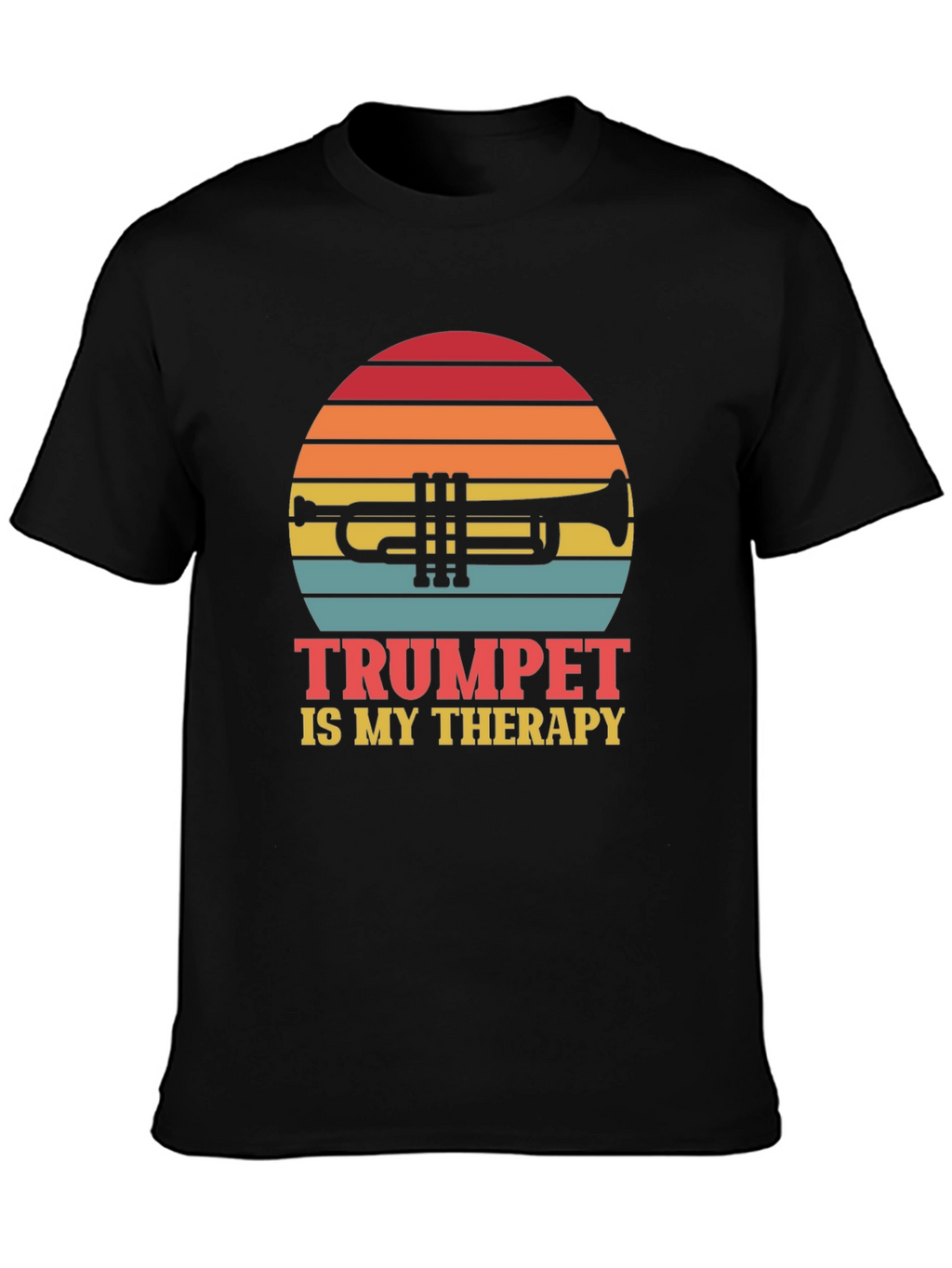 Trumpet Is My Therapy T-Shirt Musician Tee