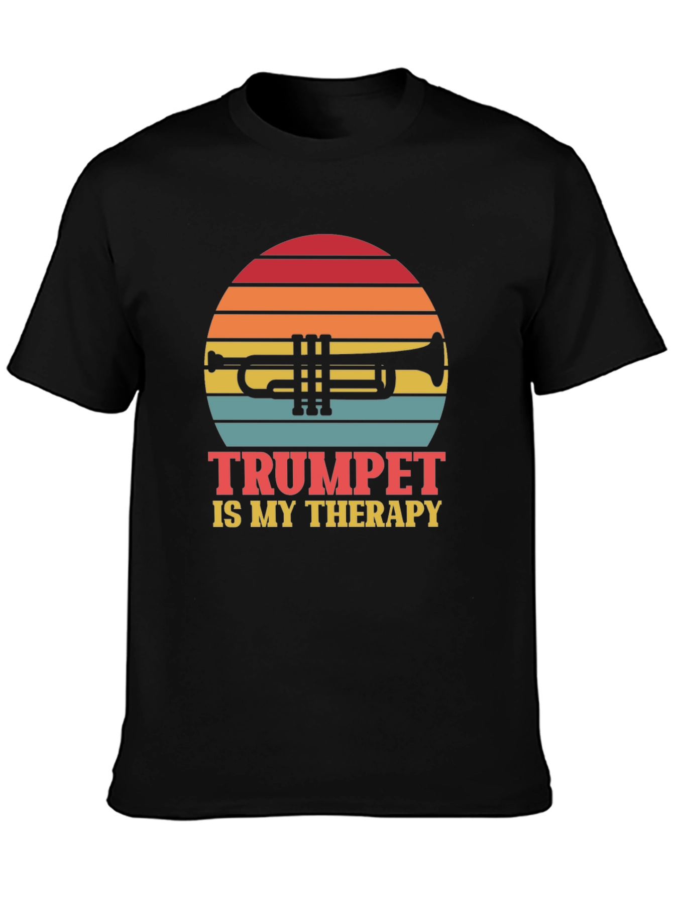Trumpet Is My Therapy T-Shirt Musician Tee