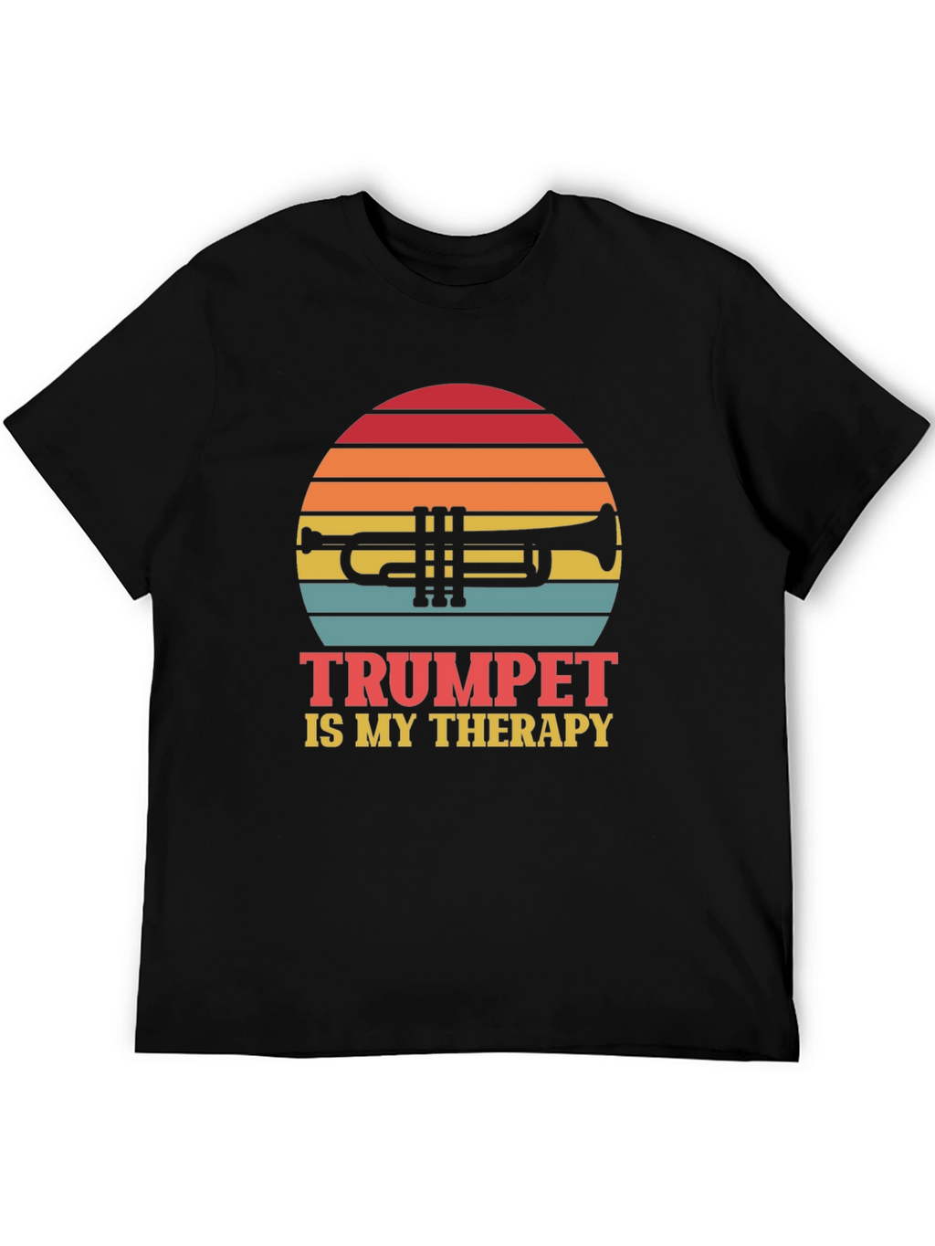 Trumpet Is My Therapy T-Shirt Musician Tee