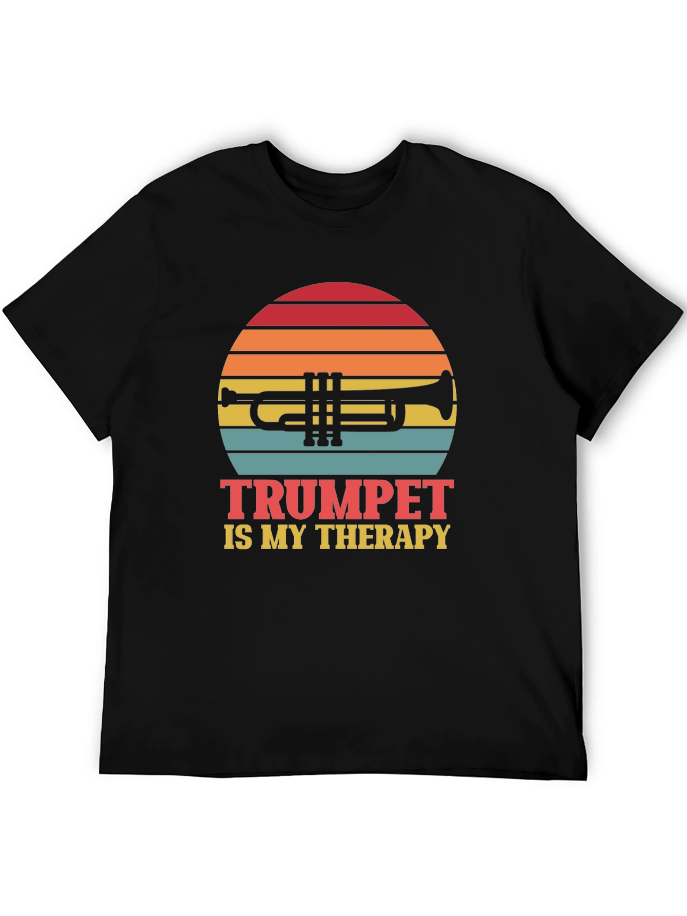 Trumpet Is My Therapy T-Shirt Musician Tee