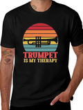 Trumpet Is My Therapy T-Shirt Musician Tee