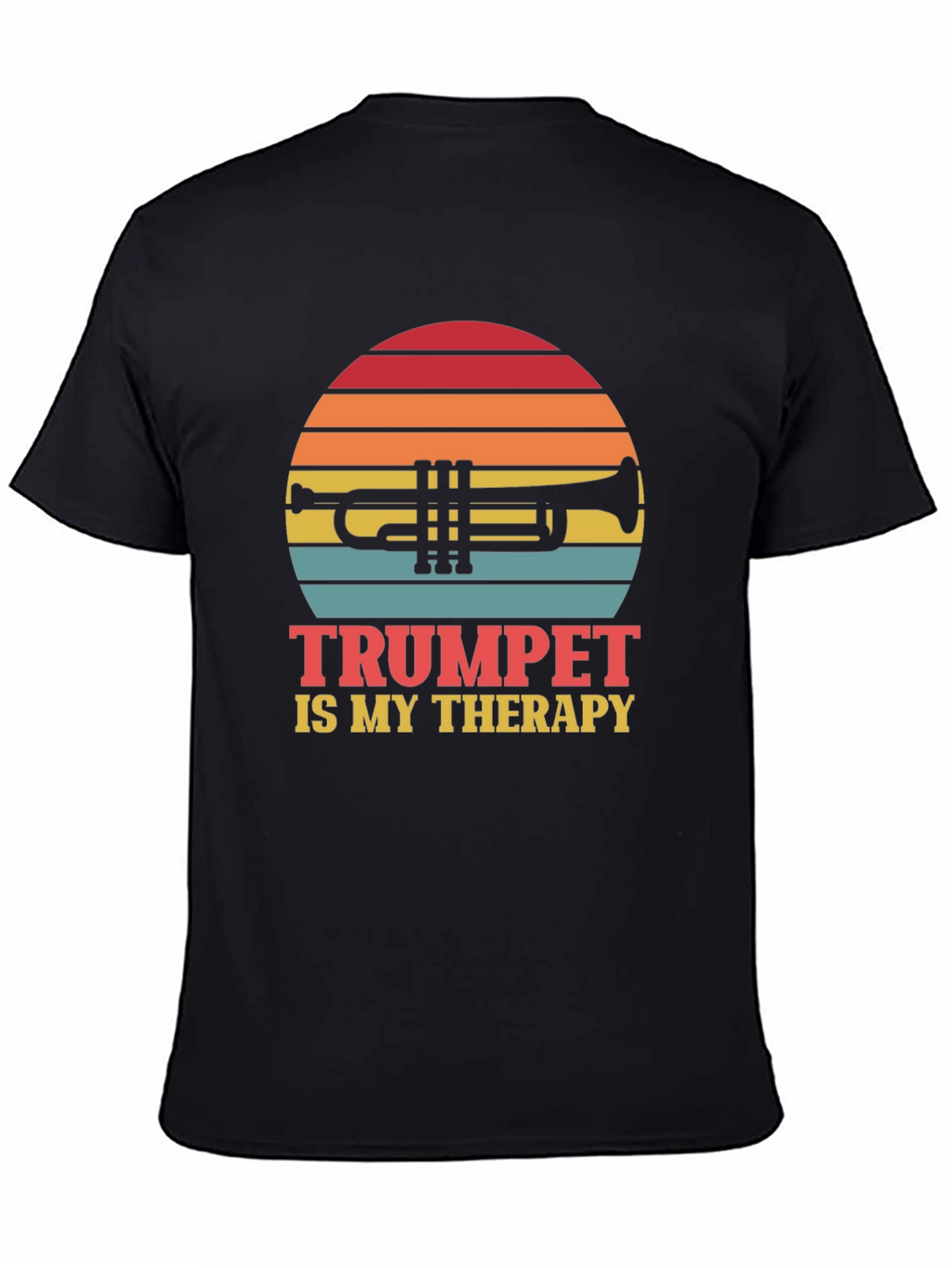 Trumpet Is My Therapy T-Shirt Musician Tee