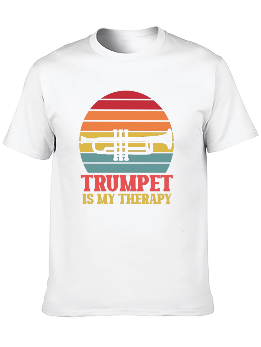 Trumpet Is My Therapy T-Shirt Musician Tee
