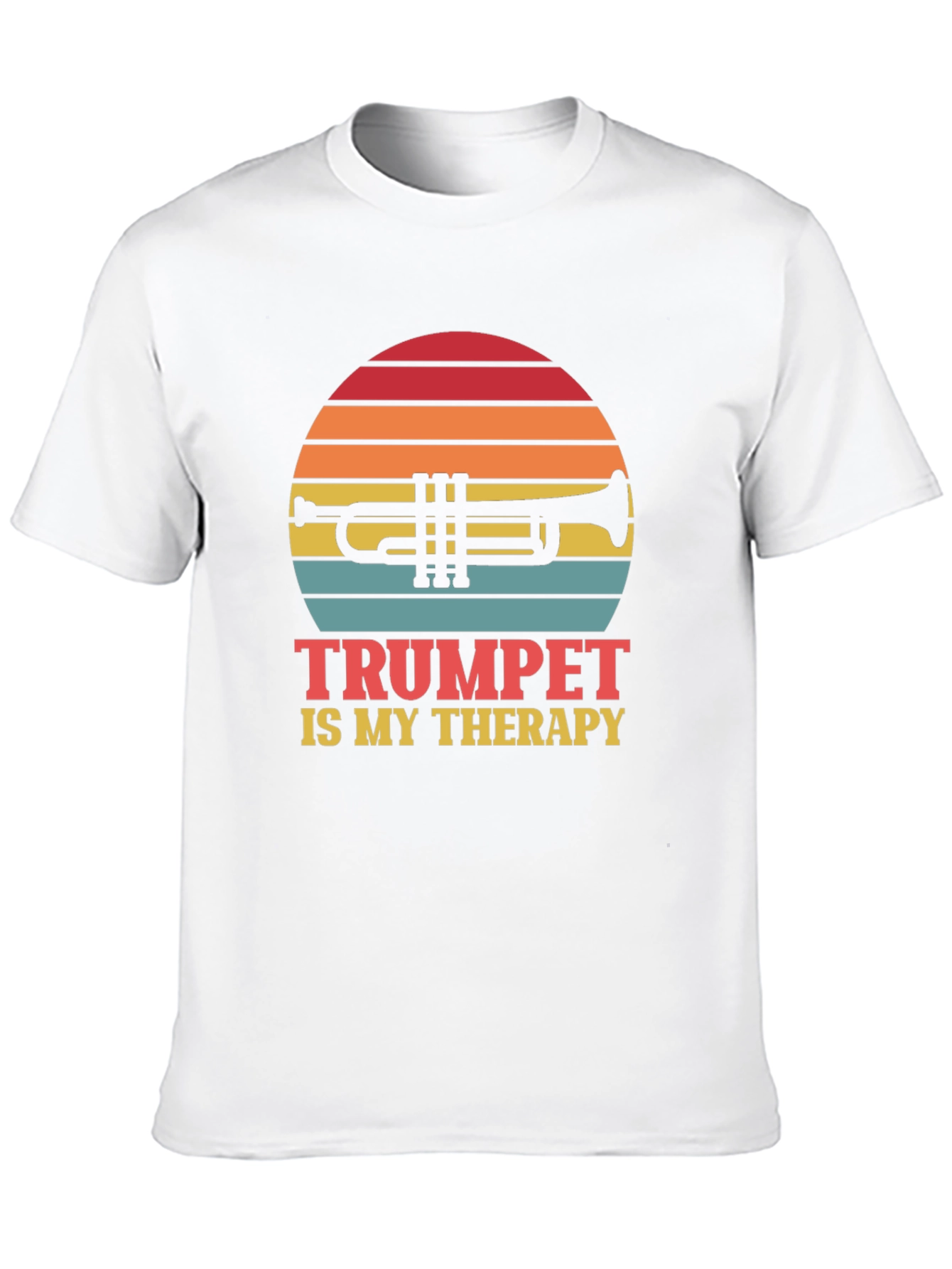 Trumpet Is My Therapy T-Shirt Musician Tee