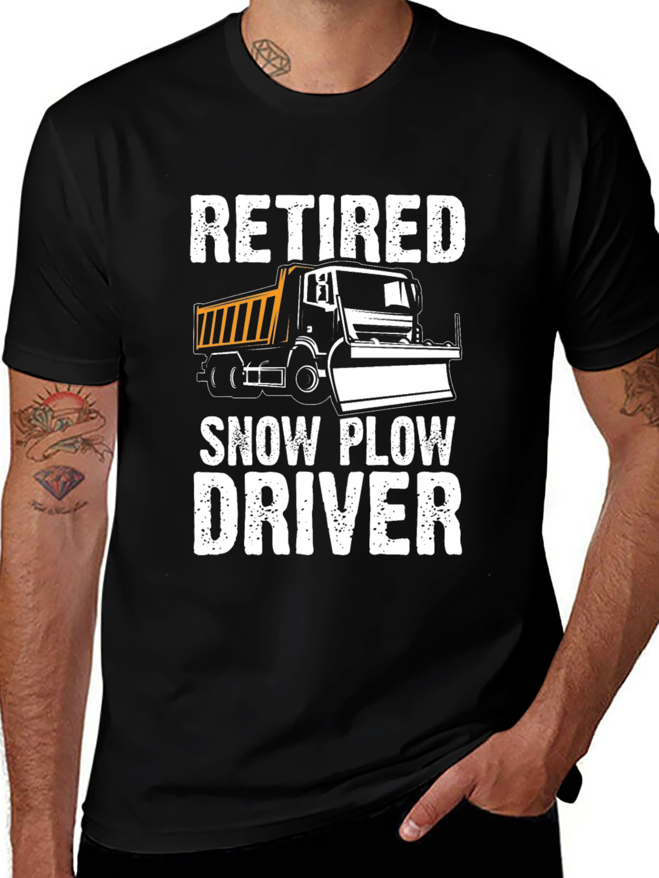 Retired Snow Plow Driver T-Shirt