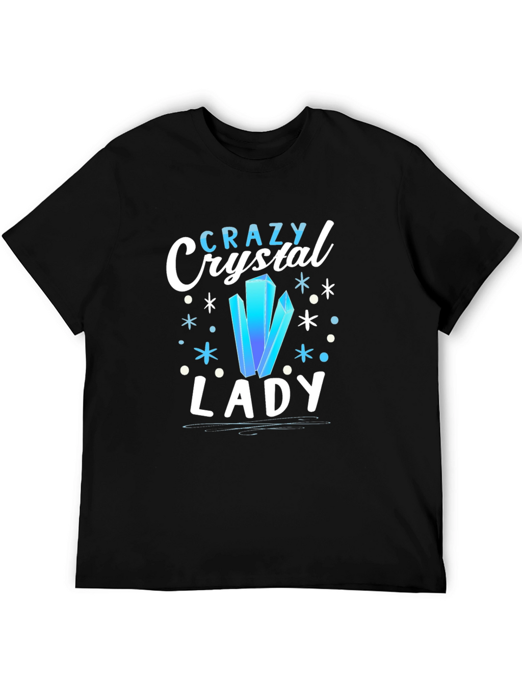 Crazy Crystal Lady Graphic T-Shirt