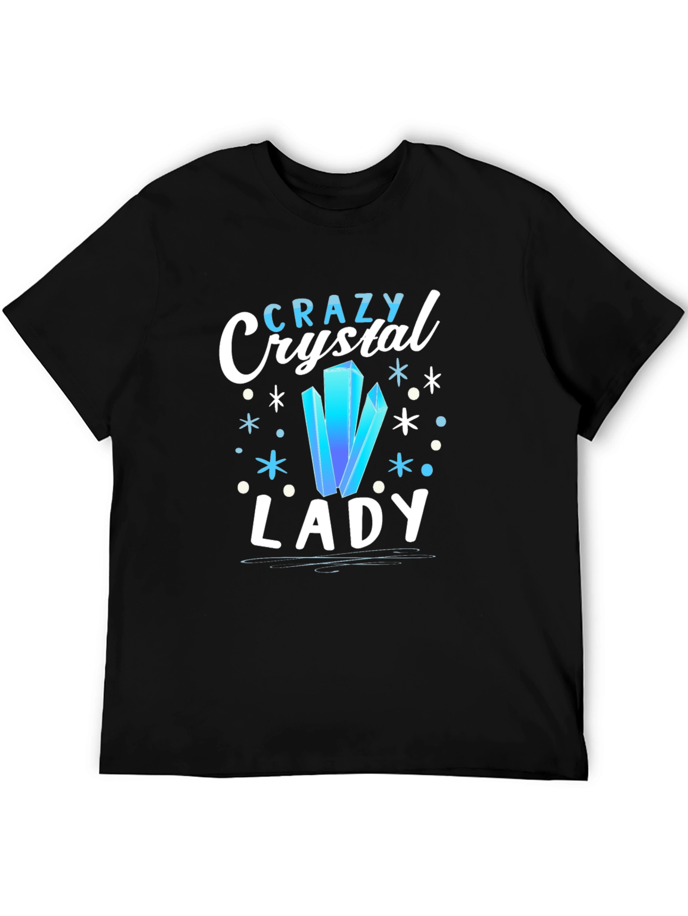 Crazy Crystal Lady Graphic T-Shirt