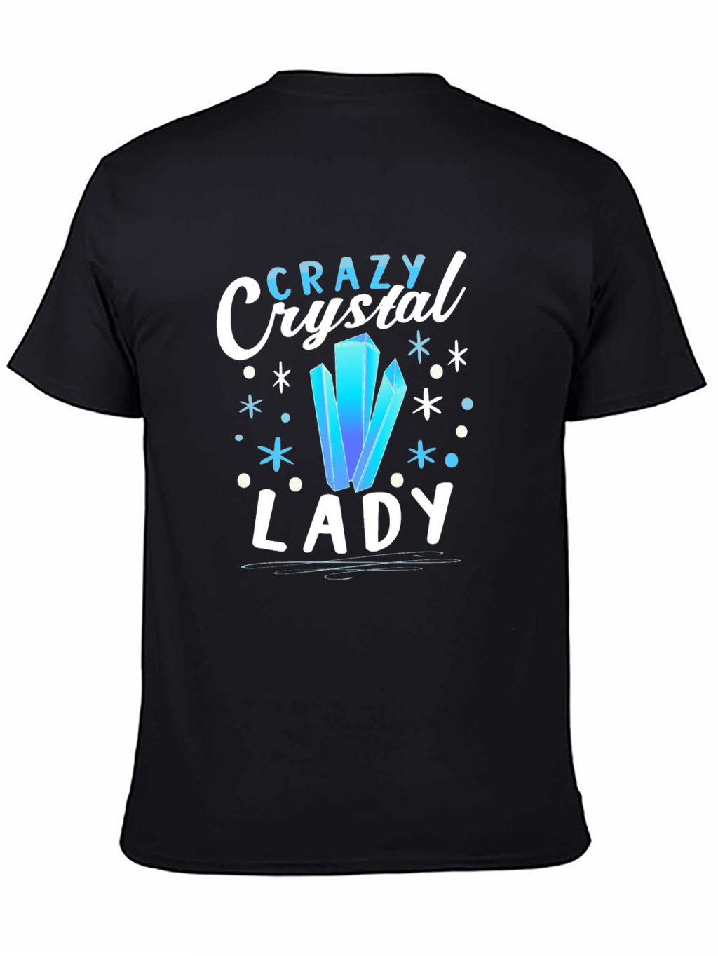 Crazy Crystal Lady Graphic T-Shirt