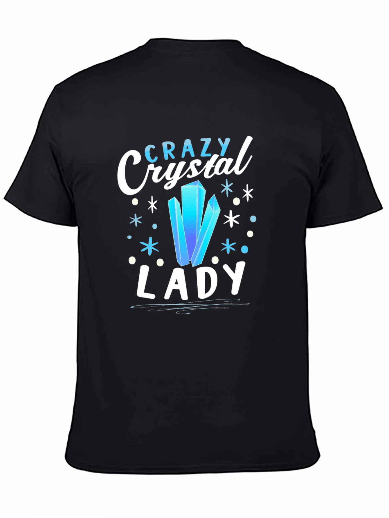 Crazy Crystal Lady Graphic T-Shirt