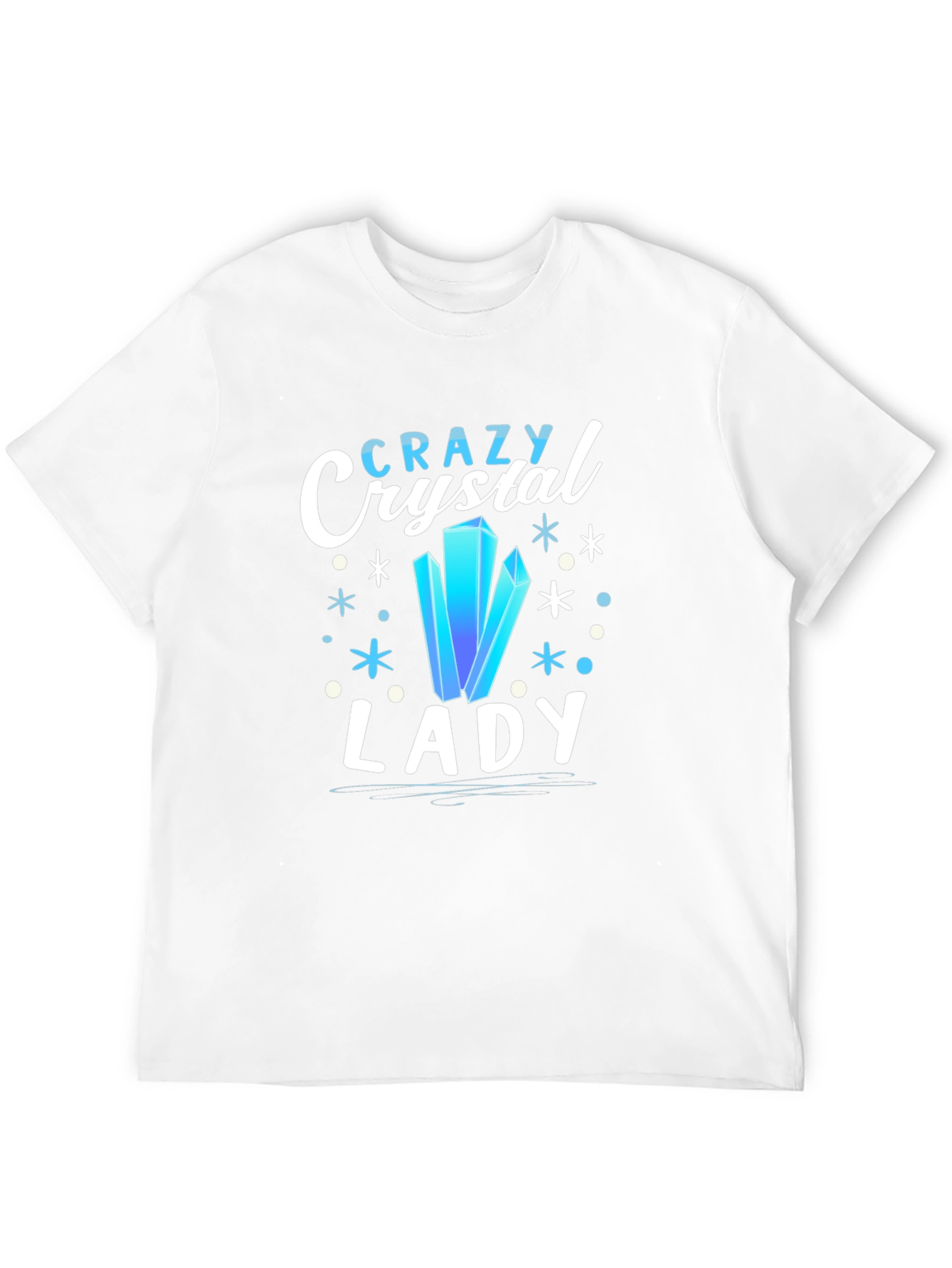 Crazy Crystal Lady Graphic T-Shirt