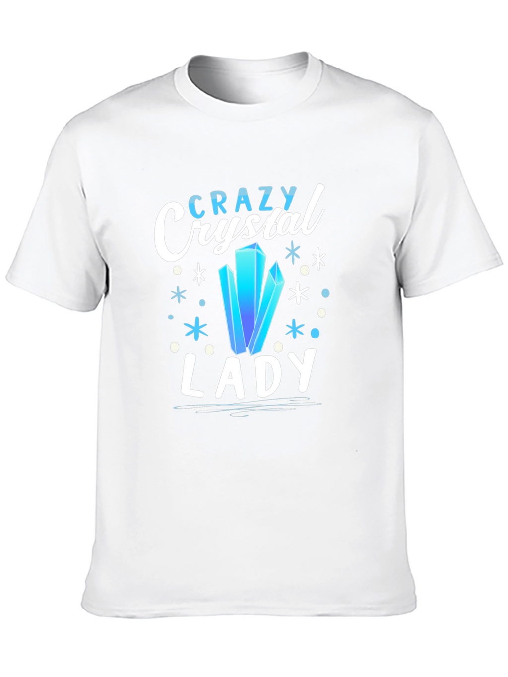 Crazy Crystal Lady Graphic T-Shirt