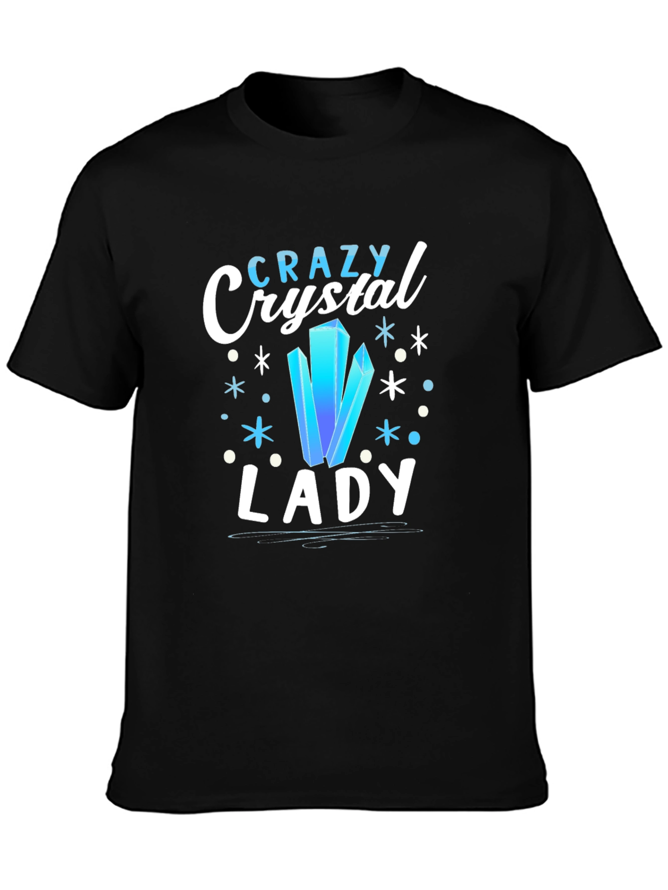 Crazy Crystal Lady Graphic T-Shirt