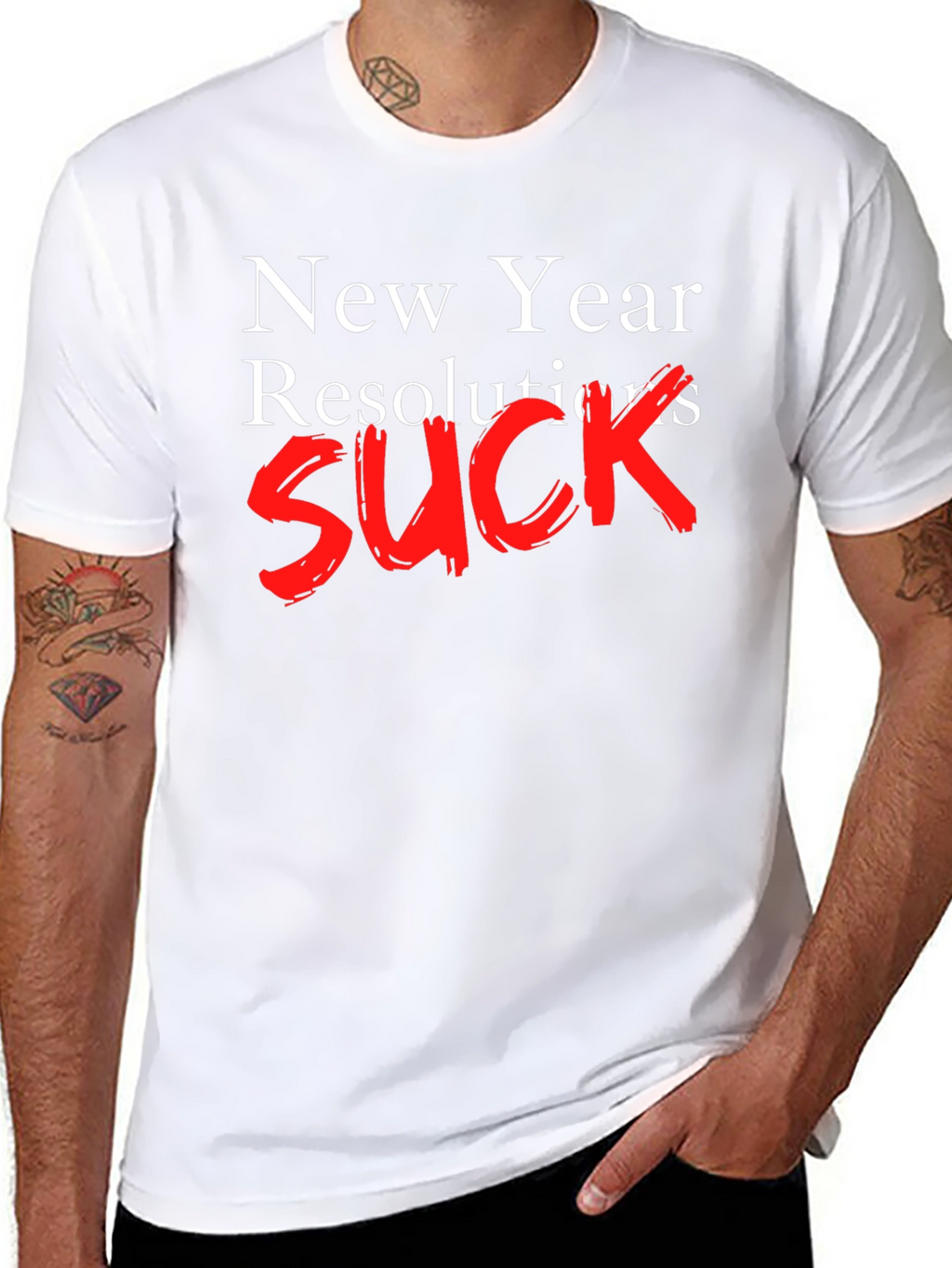 New Year Resolutions SUCK T-Shirt