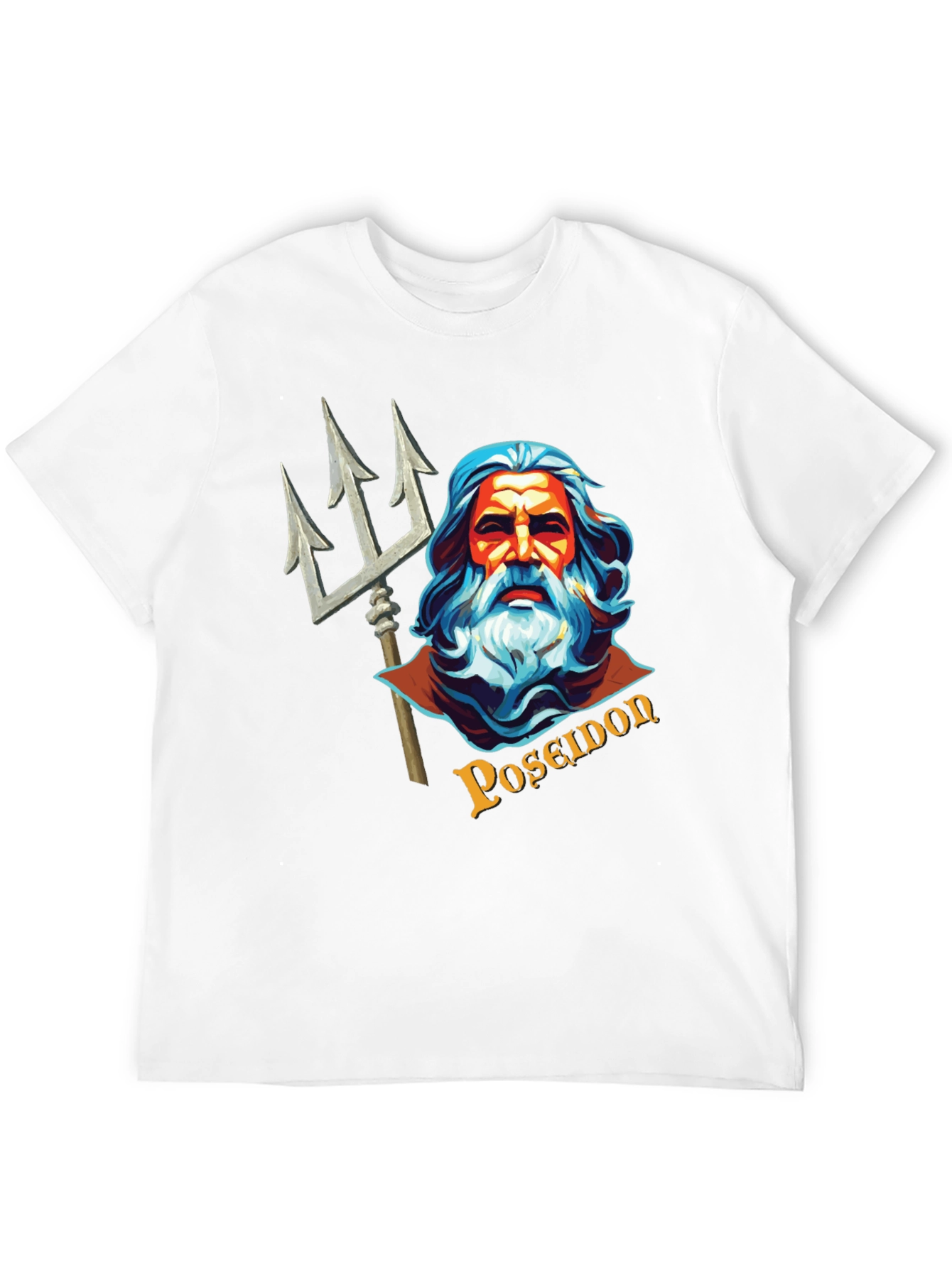 Poseidon Graphic Tee - Mythical Sea God T-Shirt