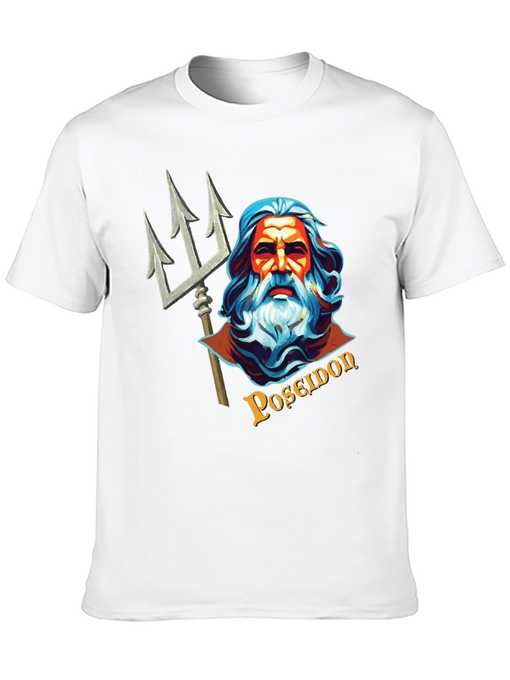 Poseidon Graphic Tee - Mythical Sea God T-Shirt
