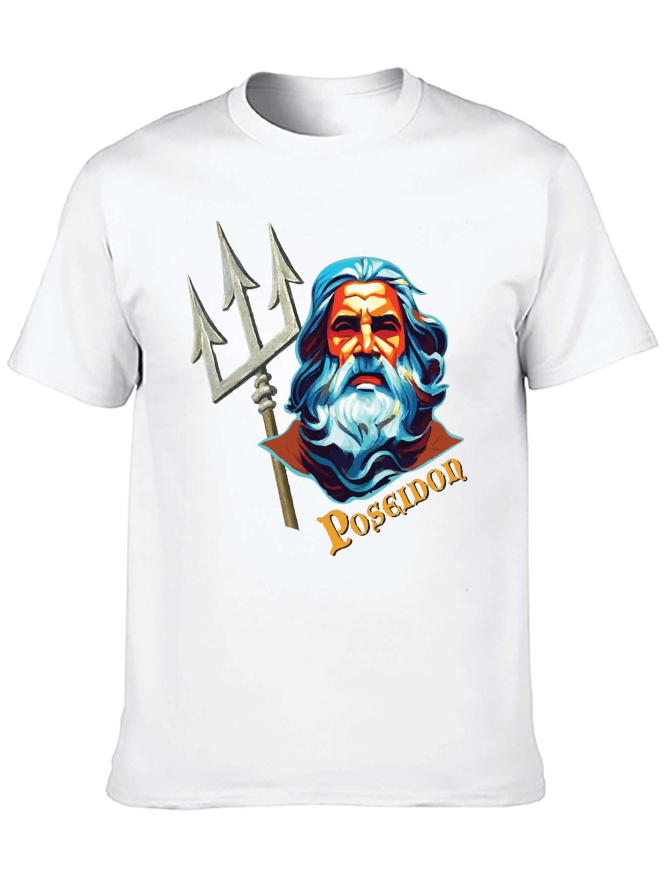 Poseidon Graphic Tee - Mythical Sea God T-Shirt