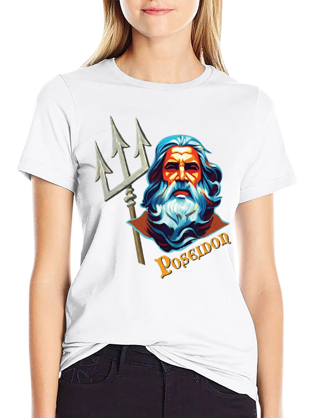 Poseidon Graphic Tee - Mythical Sea God T-Shirt