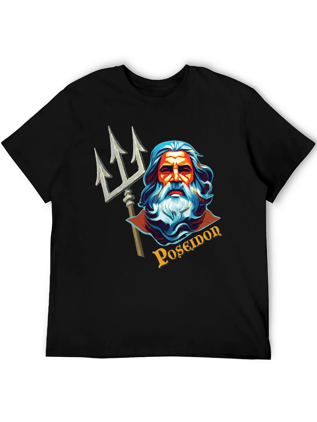 Poseidon Graphic Tee - Mythical Sea God T-Shirt