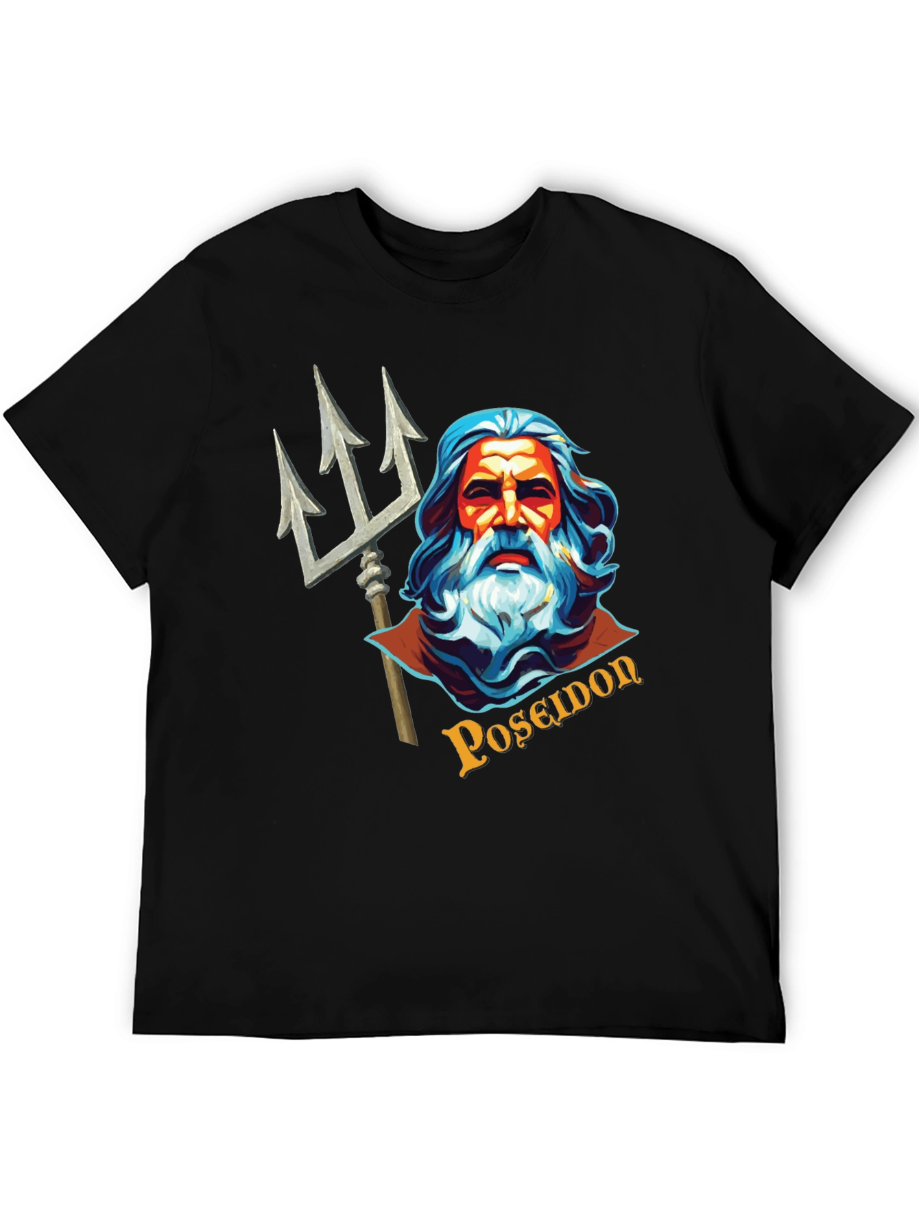 Poseidon Graphic Tee - Mythical Sea God T-Shirt