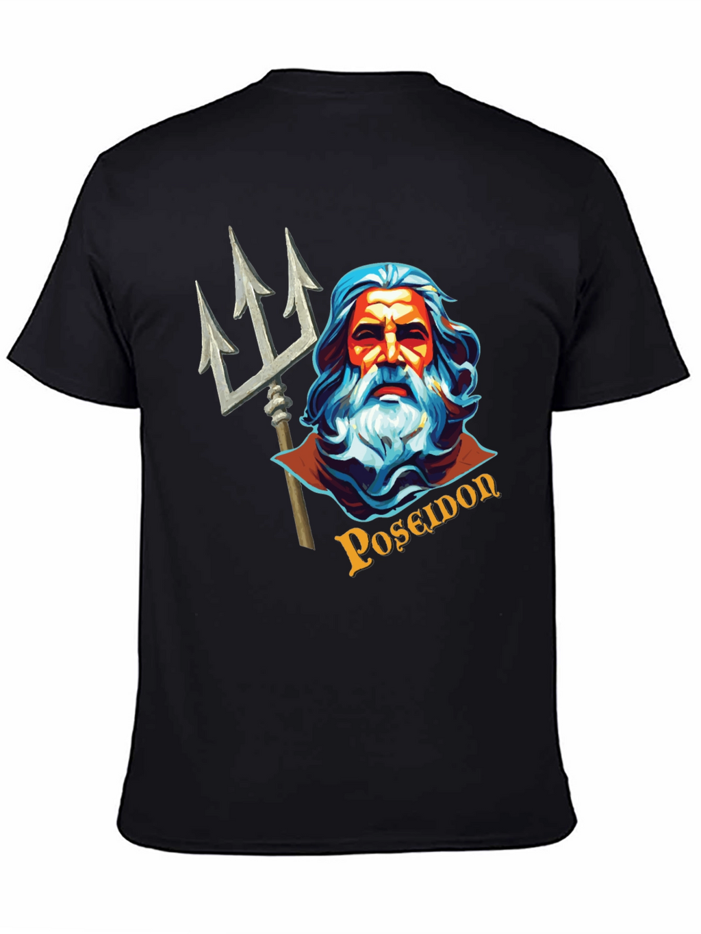 Poseidon Graphic Tee - Mythical Sea God T-Shirt