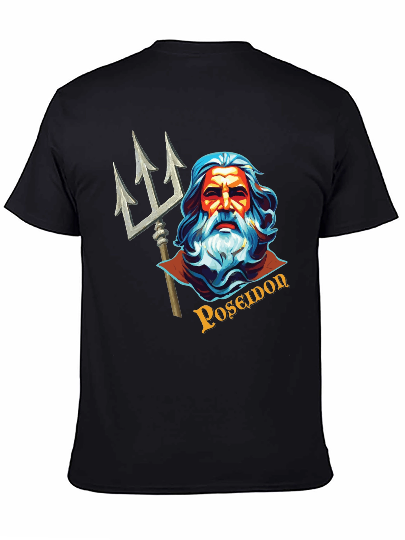 Poseidon Graphic Tee - Mythical Sea God T-Shirt