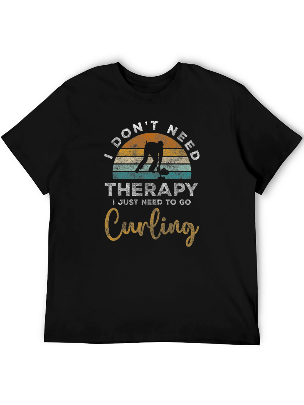 I Just Need to Go Curling Graphic Tee