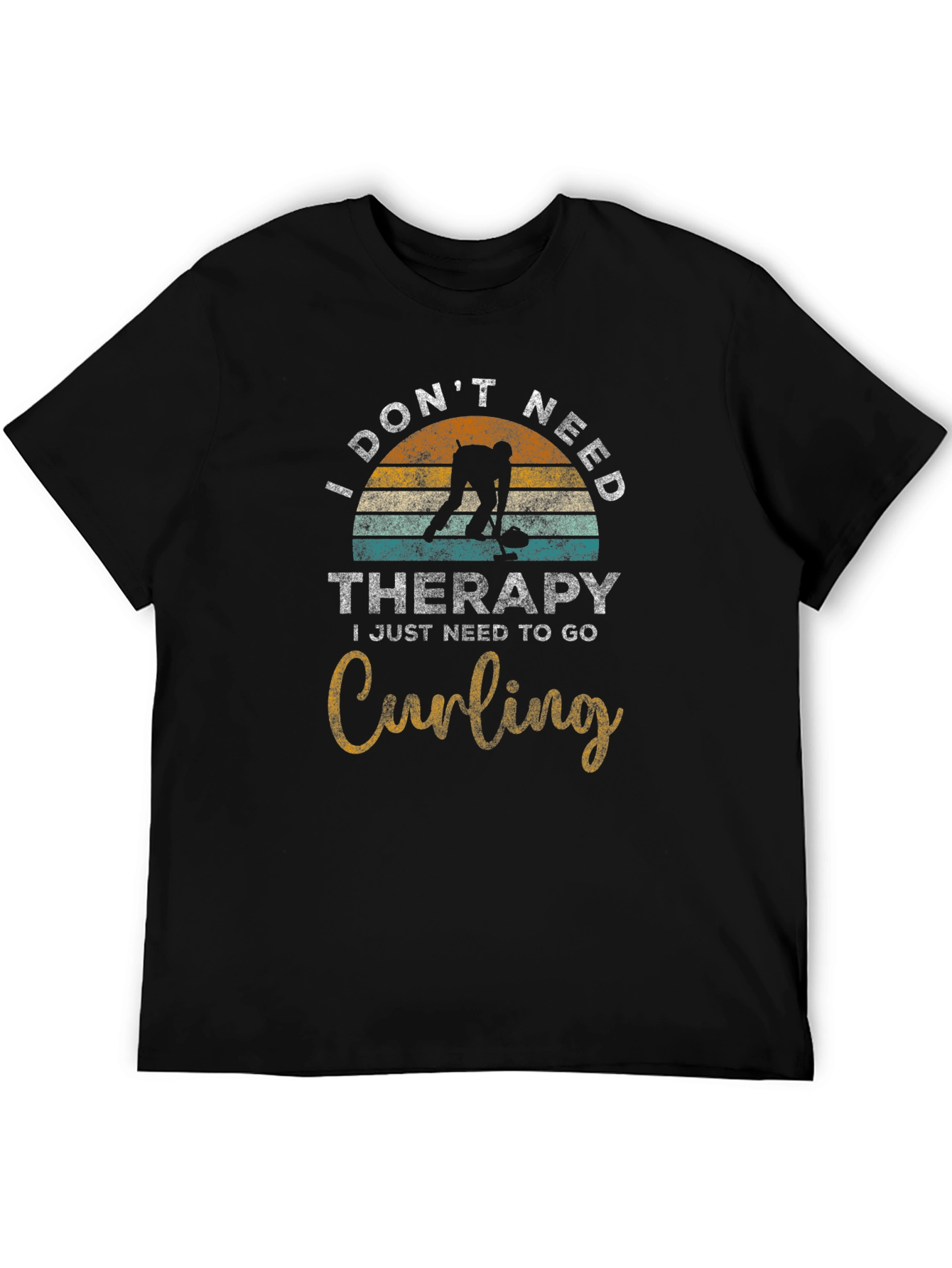 I Just Need to Go Curling Graphic Tee