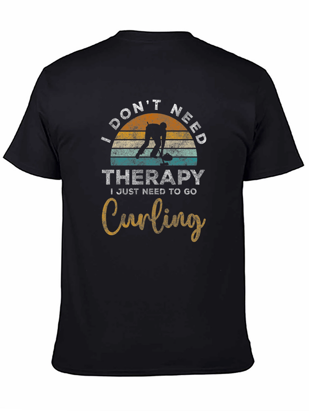 I Just Need to Go Curling Graphic Tee