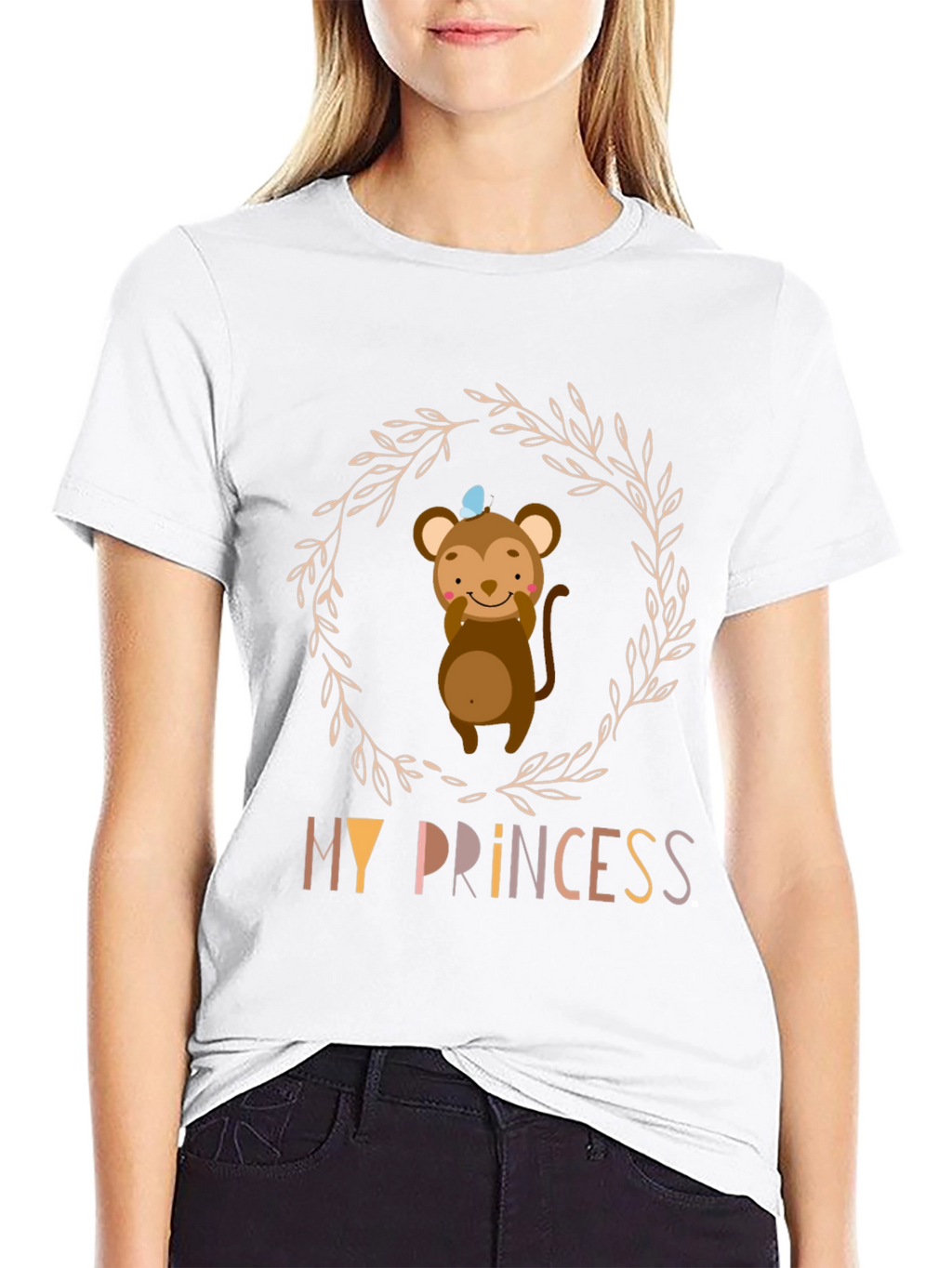 My Princess Monkey Graphic T-Shirt