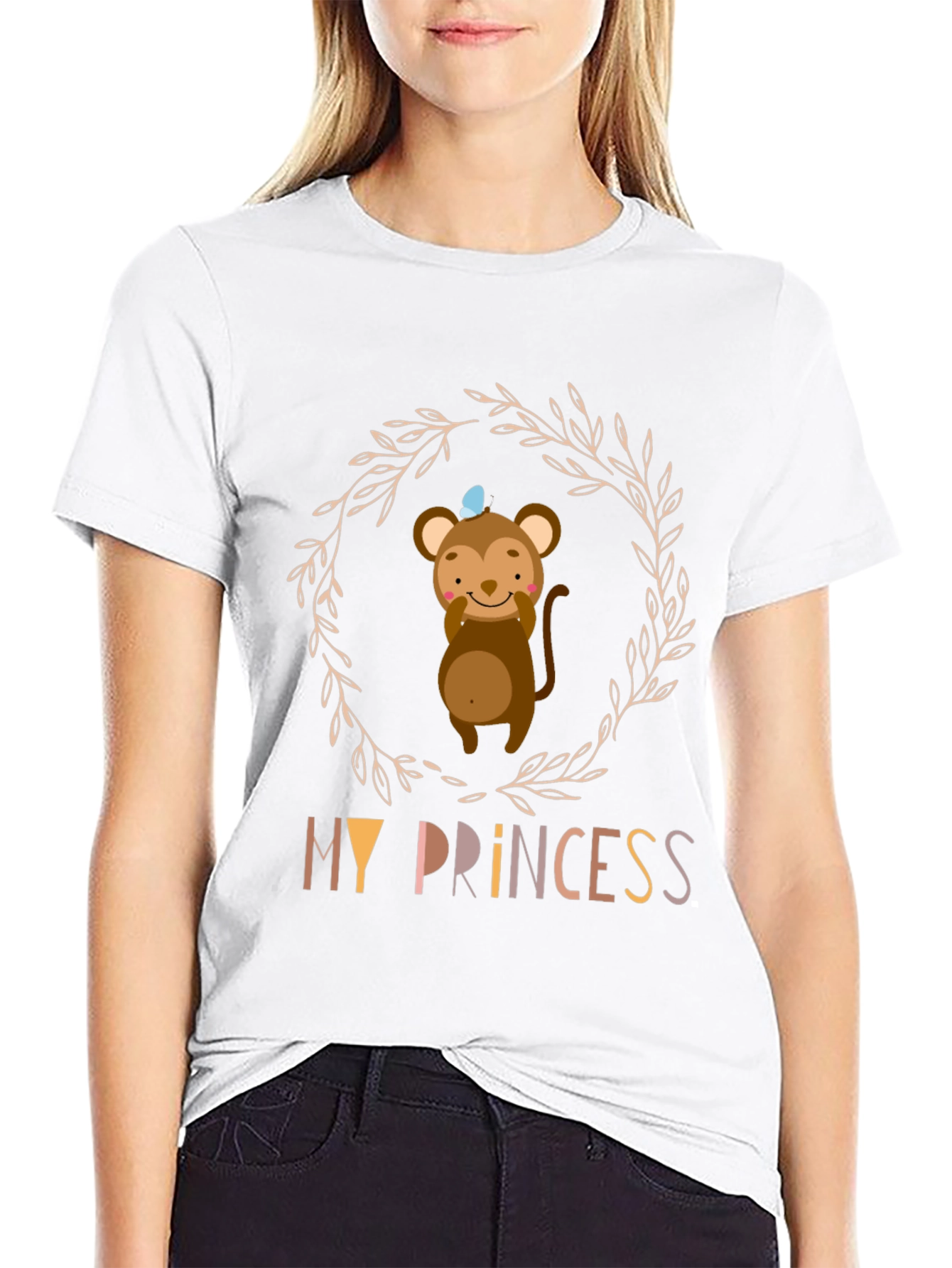 My Princess Monkey Graphic T-Shirt