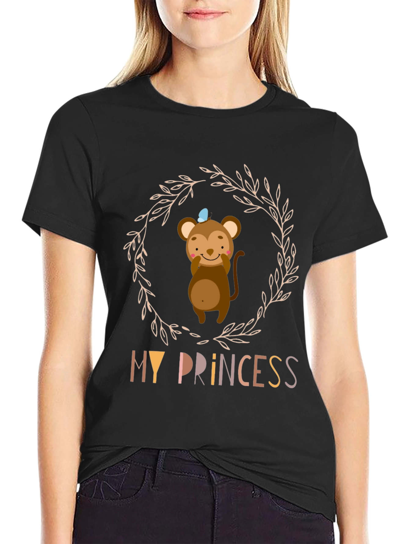 My Princess Monkey Graphic T-Shirt