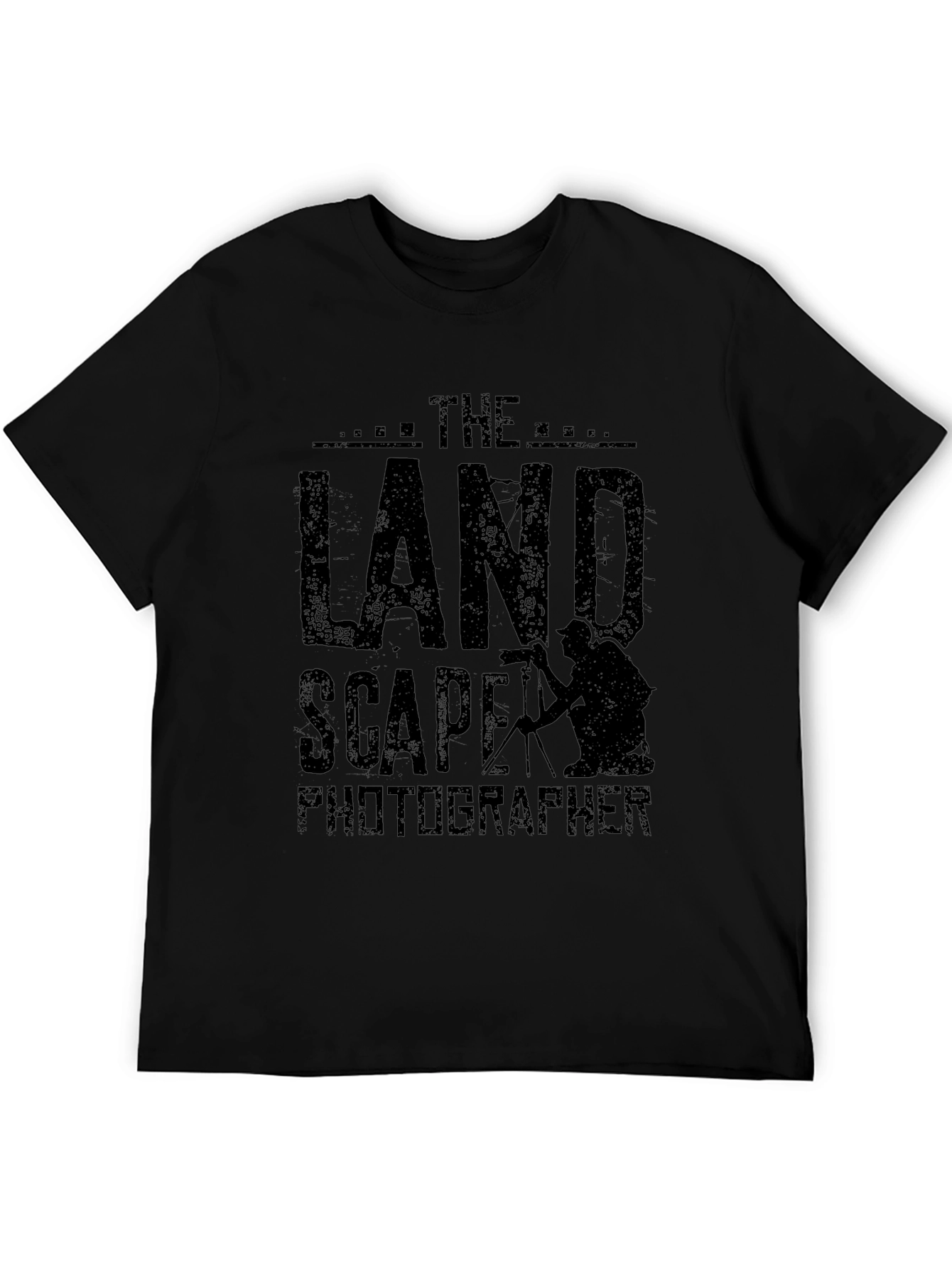 The Landscape Photographer T-Shirt - Black