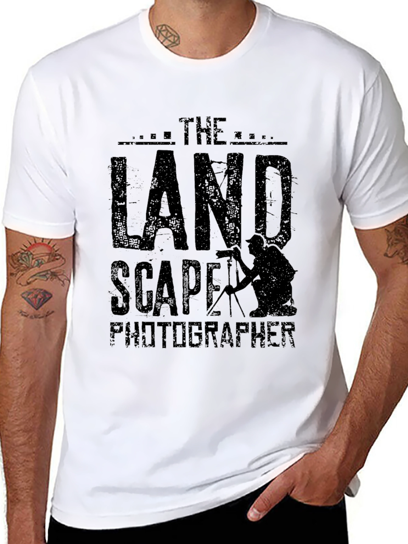 The Landscape Photographer T-Shirt - Black