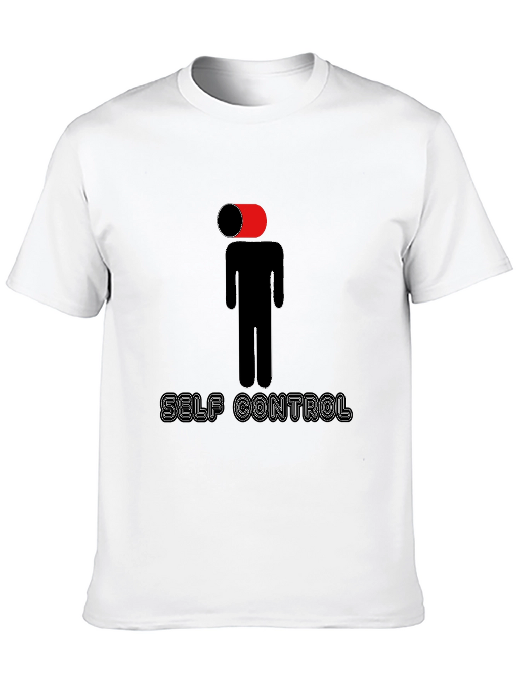 Self Control T-Shirt - Funny Brain Illustration