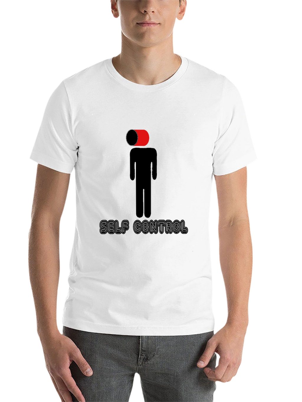 Self Control T-Shirt - Funny Brain Illustration