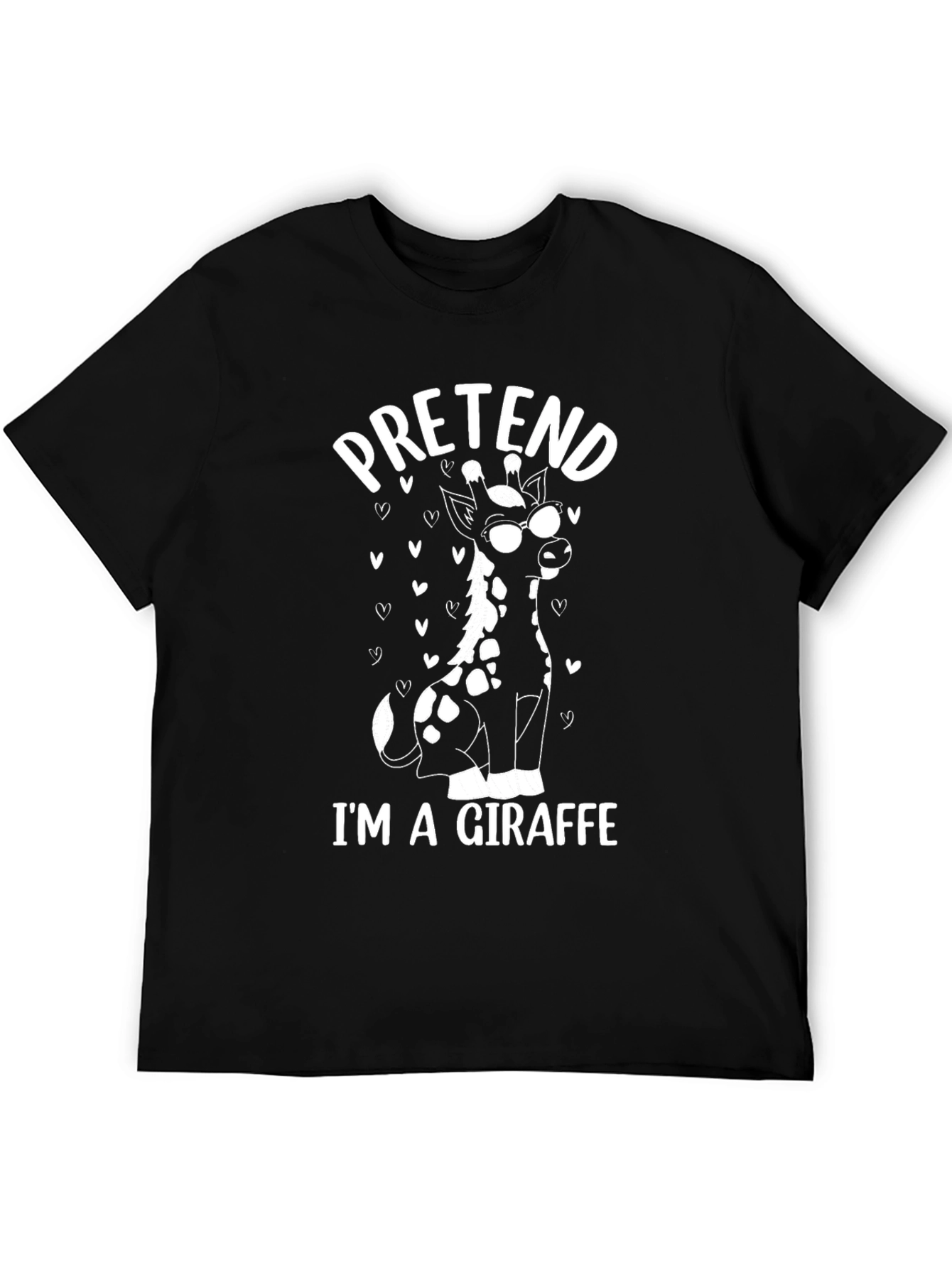 Pretend Im a Giraffe Tee - Funny Animal T-Shirt
