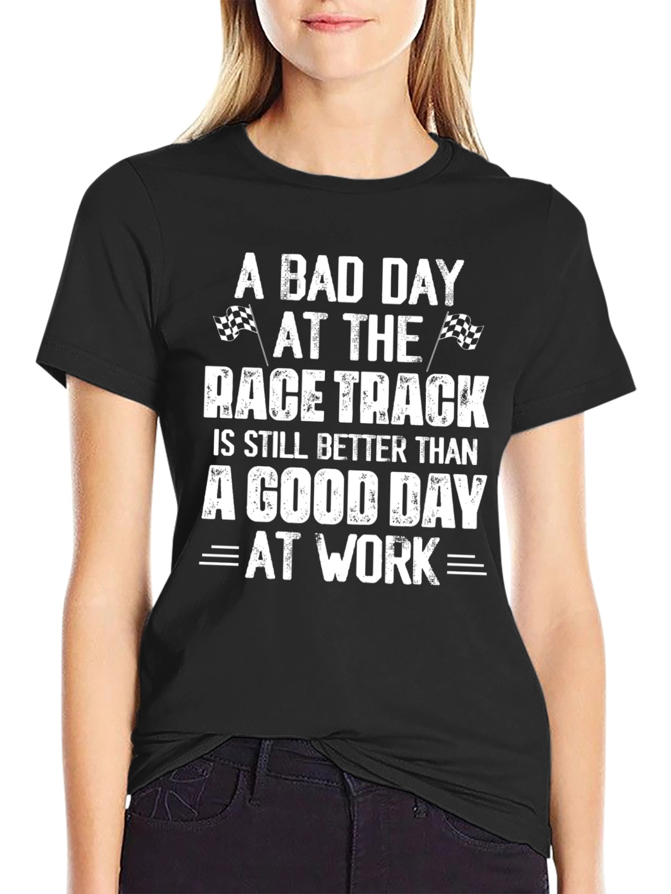 Race Track Fanatic T-Shirt - Funny Car Racing Tee