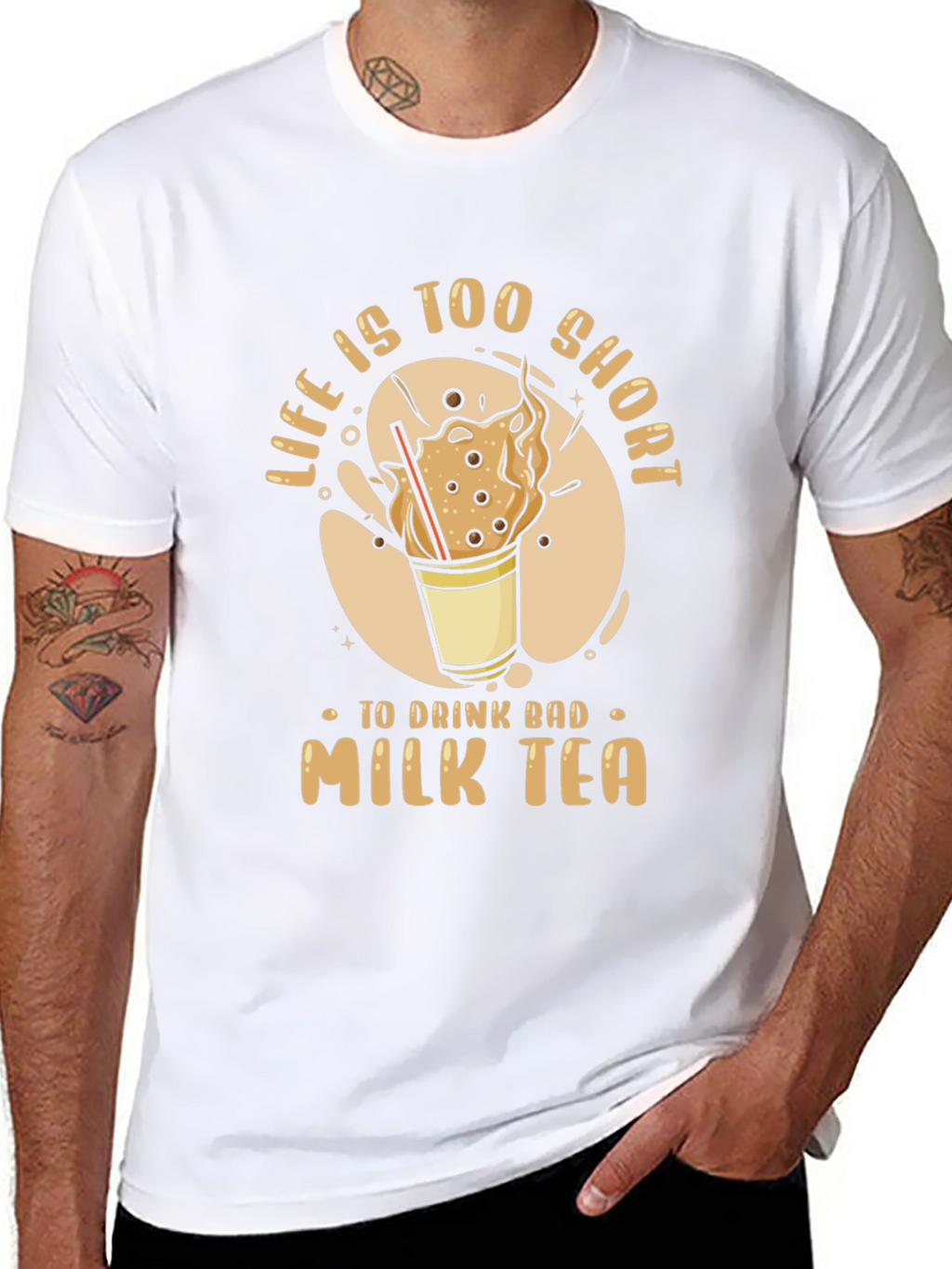 Life is Too Short Milk Tea T-Shirt