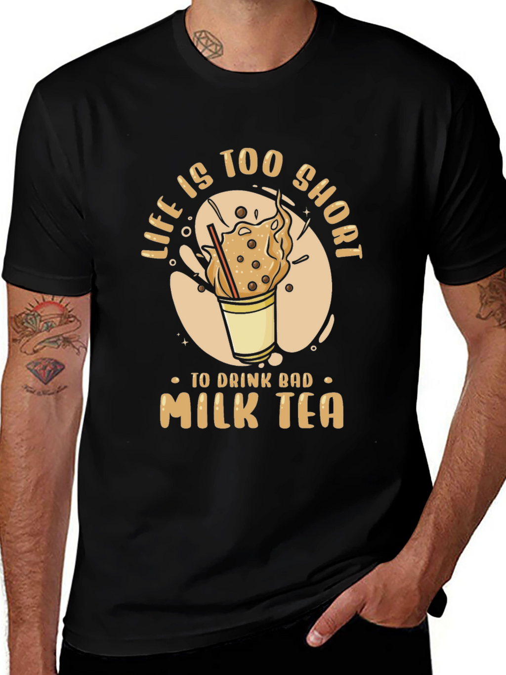 Life is Too Short Milk Tea T-Shirt