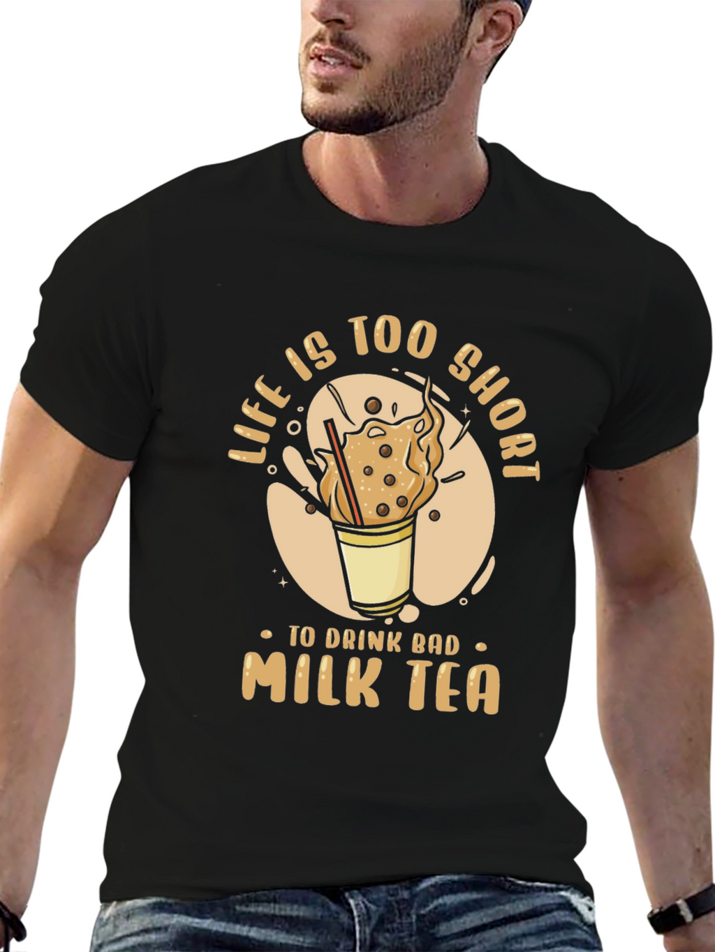 Life is Too Short Milk Tea T-Shirt