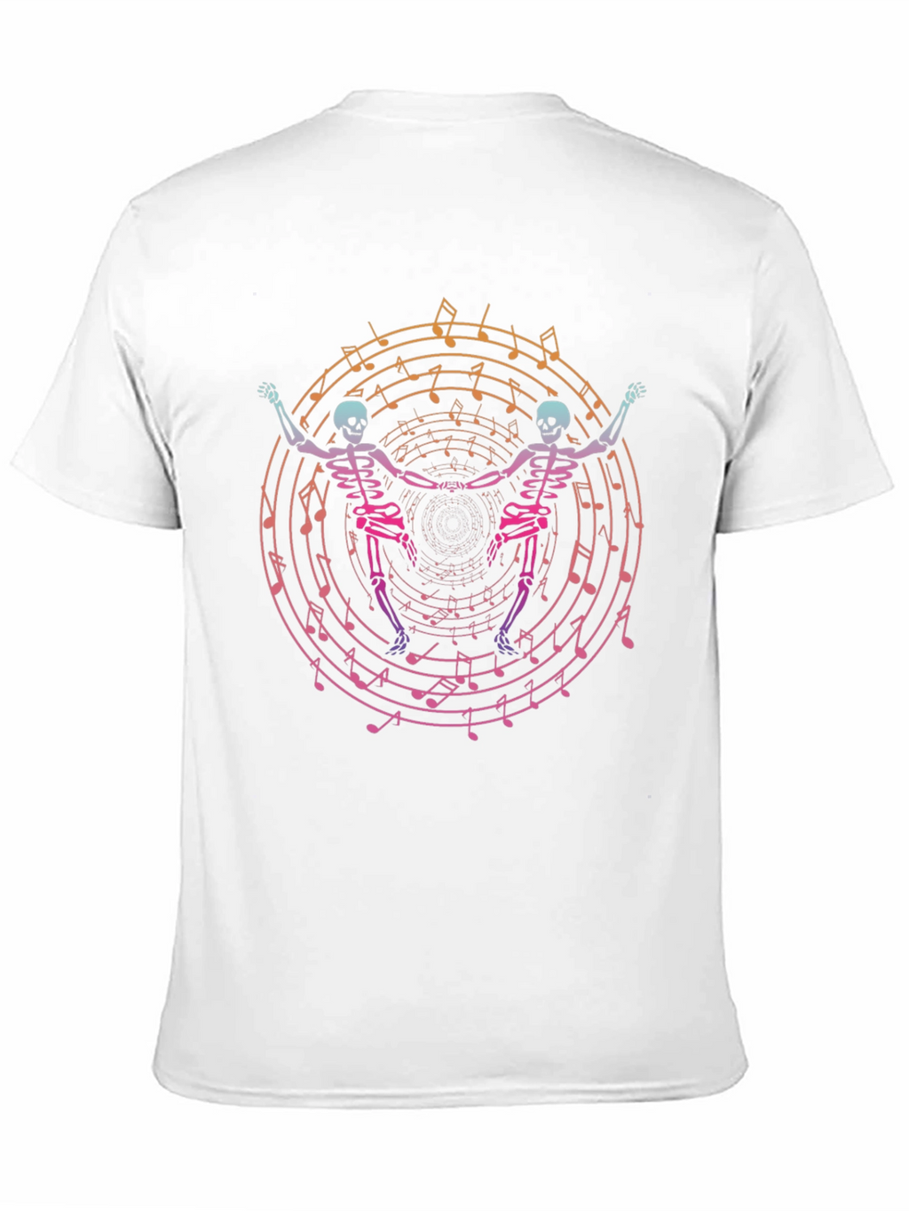 Dancing Skeletons Music T-Shirt - Unique Graphic Tee