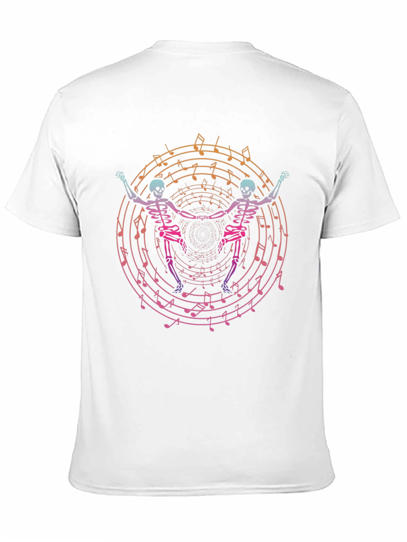 Dancing Skeletons Music T-Shirt - Unique Graphic Tee