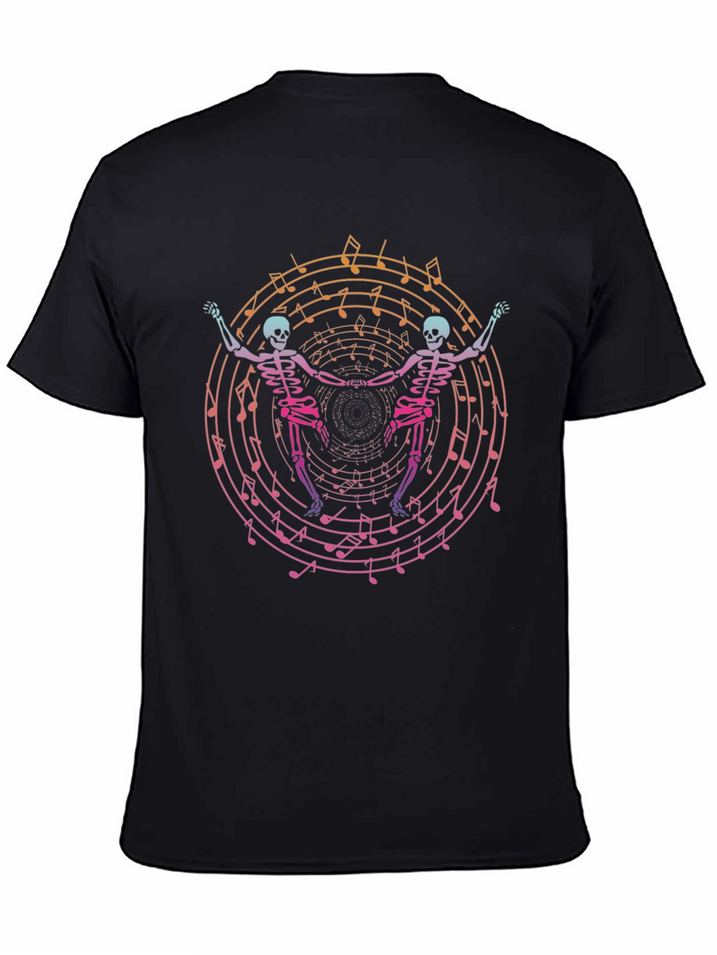 Dancing Skeletons Music T-Shirt - Unique Graphic Tee