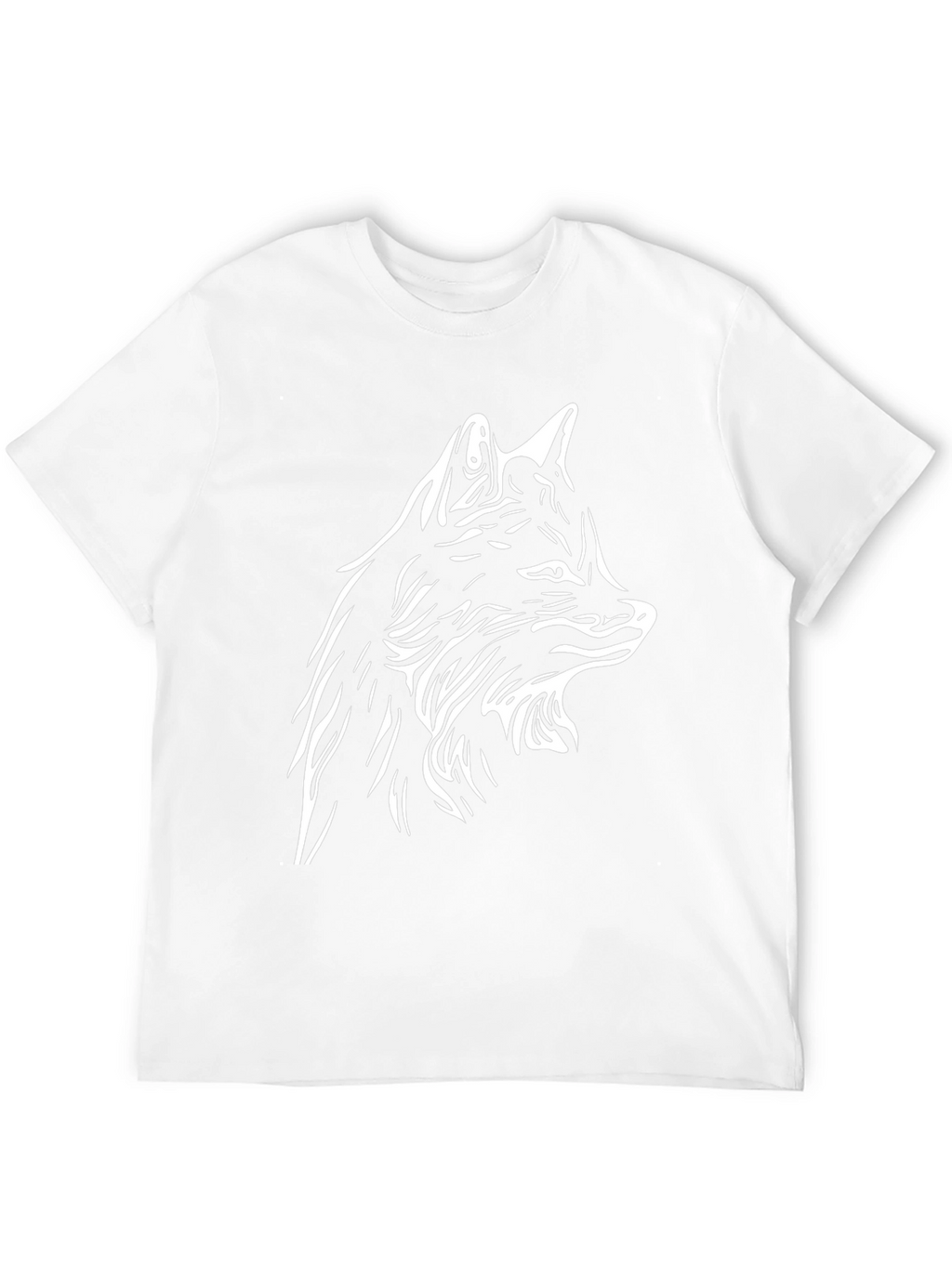 Wolf Graphic Black T-Shirt - Stylish Mens Tee